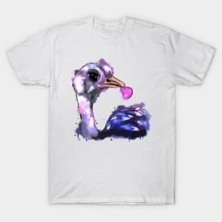 Ostrich and bubblegum T-Shirt